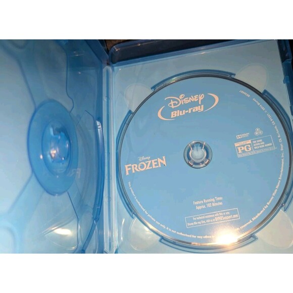Disney's Frozen Collectors Edition Just Blu-ray No Digital Copy/DVD Fast Ship - Picture 3 of 4